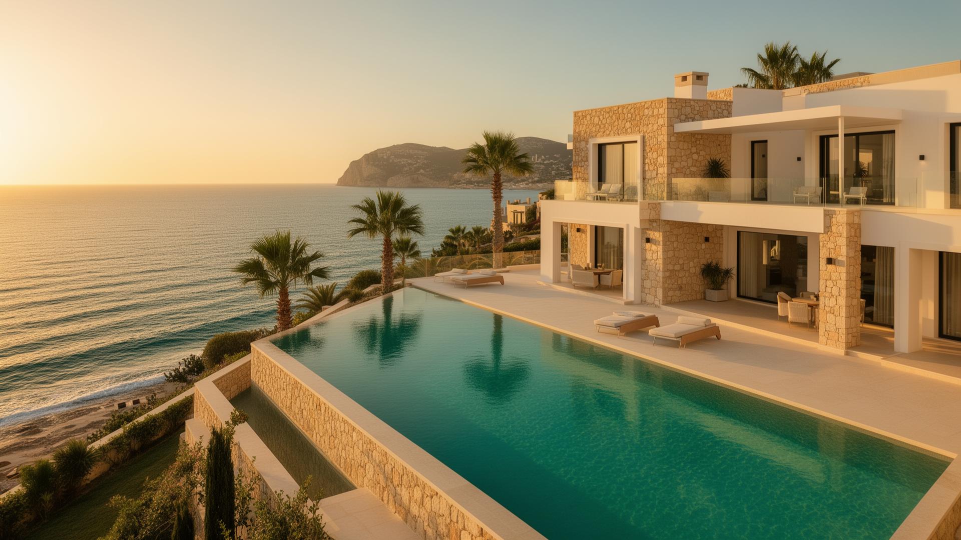Kuzey Kıbrıs'ta lüks villa — Garanti Real Estate gayrimenkul portföyü